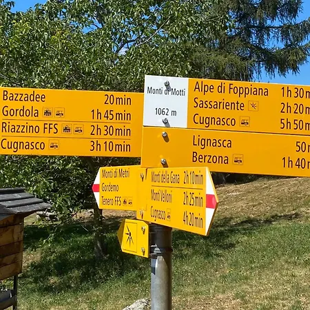 Vakantiehuis Casa Ai Lupi With Panoramic View Gordola